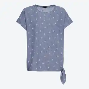 Damen-Bluse mit dekorativer Schnürung