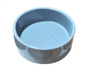 novooo Futternapf Keramik, grau, Ø = 12 cm