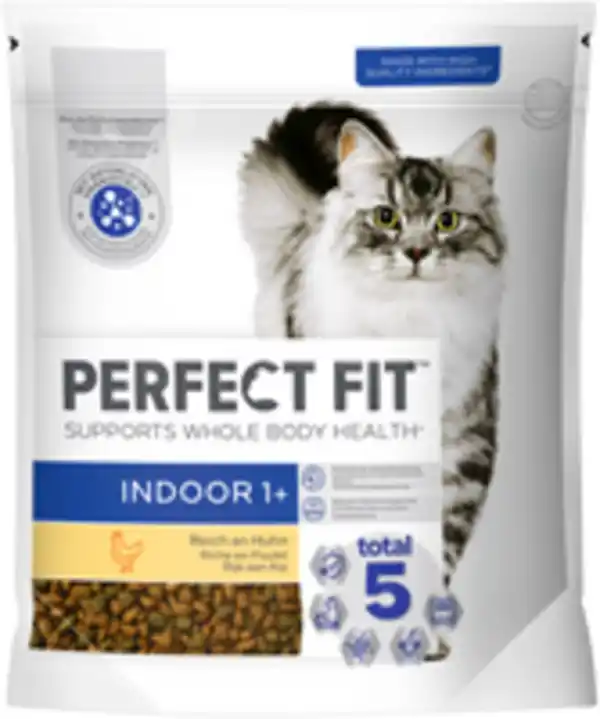 Bild 2 von Katze Beutel Indoor 1+ mit Huhn 5 x 1,4kg