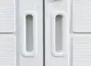 Bild 3 von Gartenschrank /Universalschrank /  Aufbewahrungsschrank ,ca.130 x 75 x 100 cm - Weiß/Grau