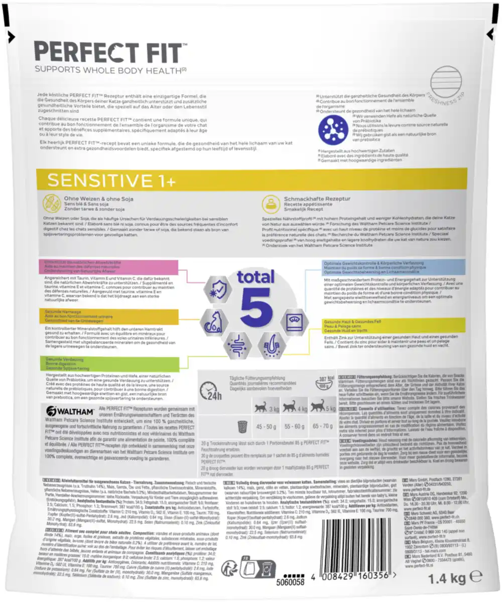 Bild 3 von ™ Katze Beutel Sensitive 1+ mit Truthahn 1,4kg