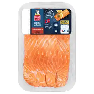 GOLDEN SEAFOOD Norwegische Lachsfiletportionen 500 g