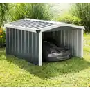 Bild 2 von Roboter-Rasenmäher Garage aus feuerverzinktem Stahlblech, ca. 100 x 80 x 62 cm