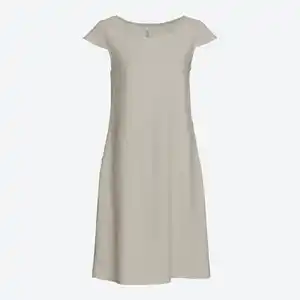 Damen-Kleid aus Leinen-Mix