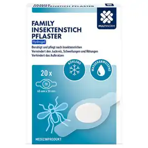 MULTINORM Insektenstich Pflaster, Familie