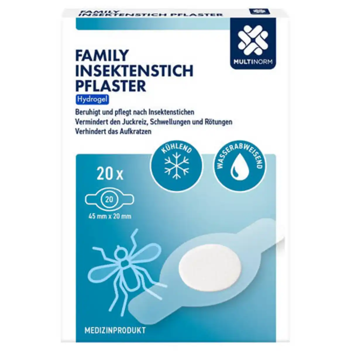 Bild 1 von MULTINORM Insektenstich Pflaster, Familie