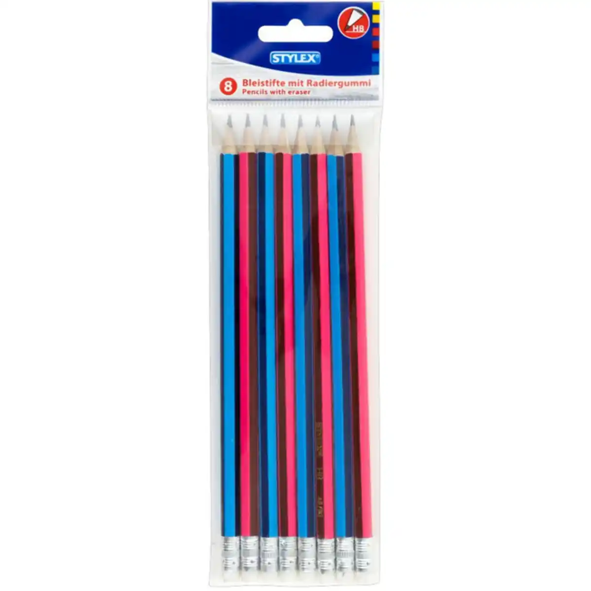 Bild 1 von Stylex - Bleistifte mit Radiergummi - 8er Set