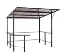 Bild 1 von Grillpavillon NICOSIA aus Aluminium, ca. 300 x 300 x 277 cm - Anthrazit
