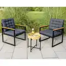 Bild 2 von 7tlg. Bistro-Set inkl. Kissen 