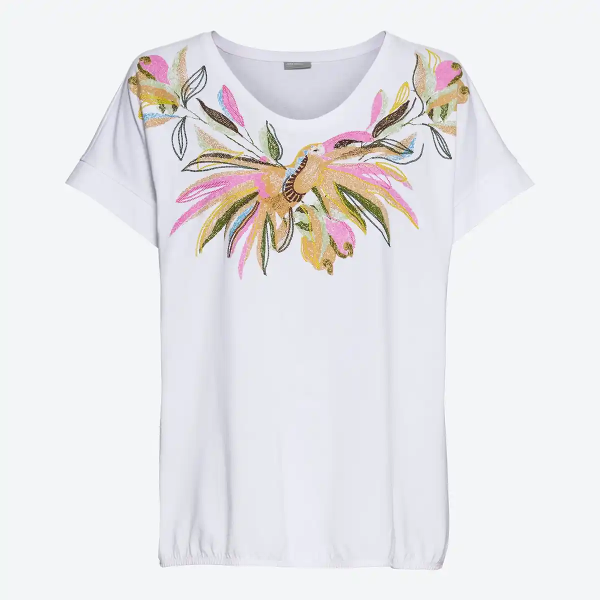 Bild 1 von Damen-T-Shirt mit U-Boot-Ausschnitt