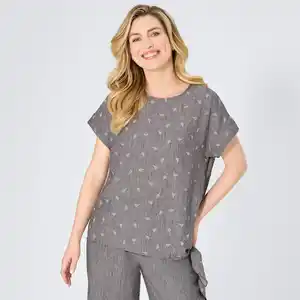 Damen-Bluse mit dekorativer Schnürung