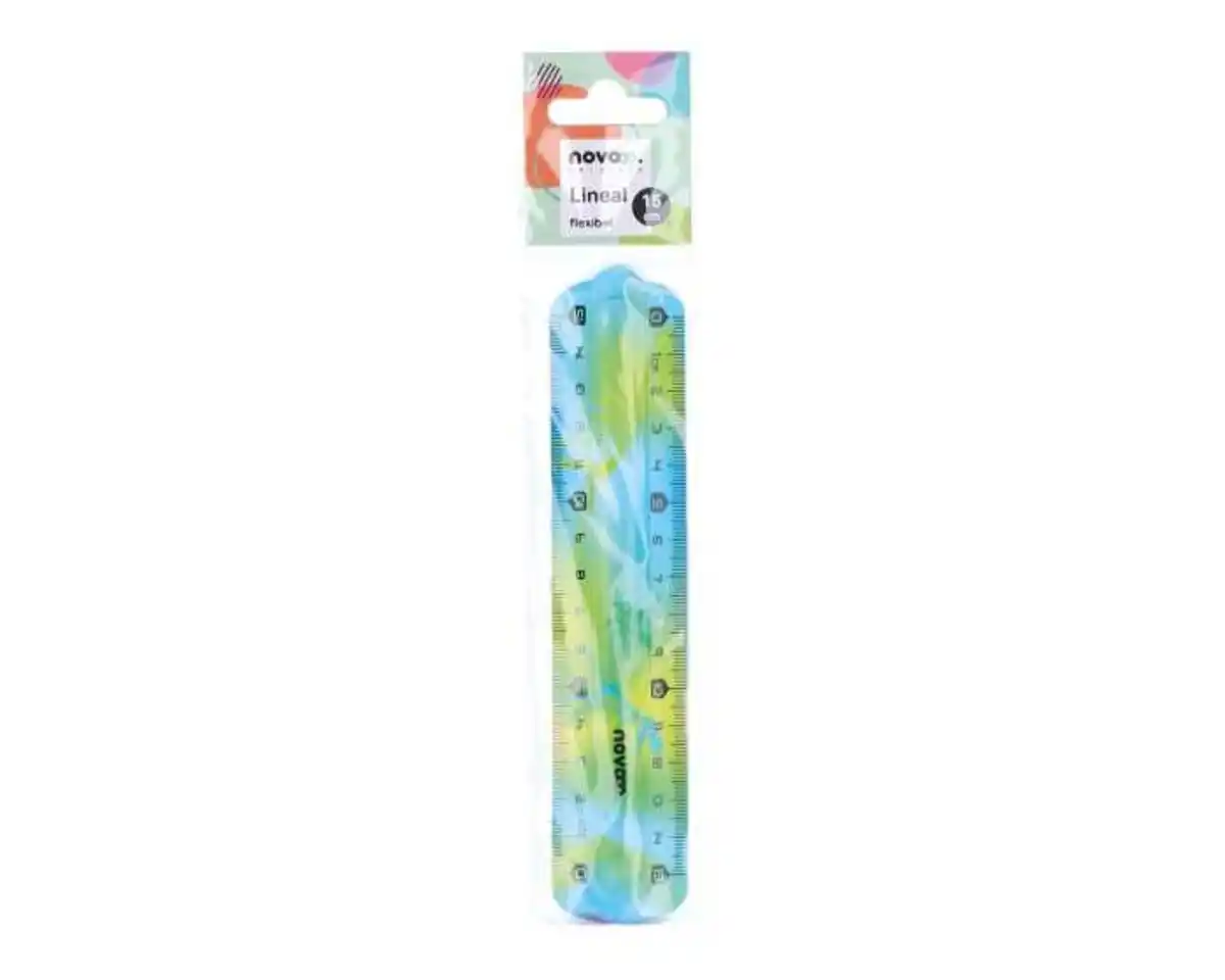 Bild 1 von novooo Lineal flex bunt, 15 cm