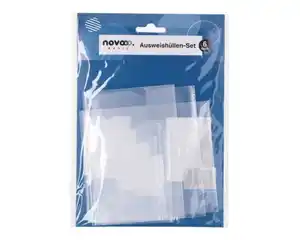 novooo Ausweishüllen, transparent, 6-teilig