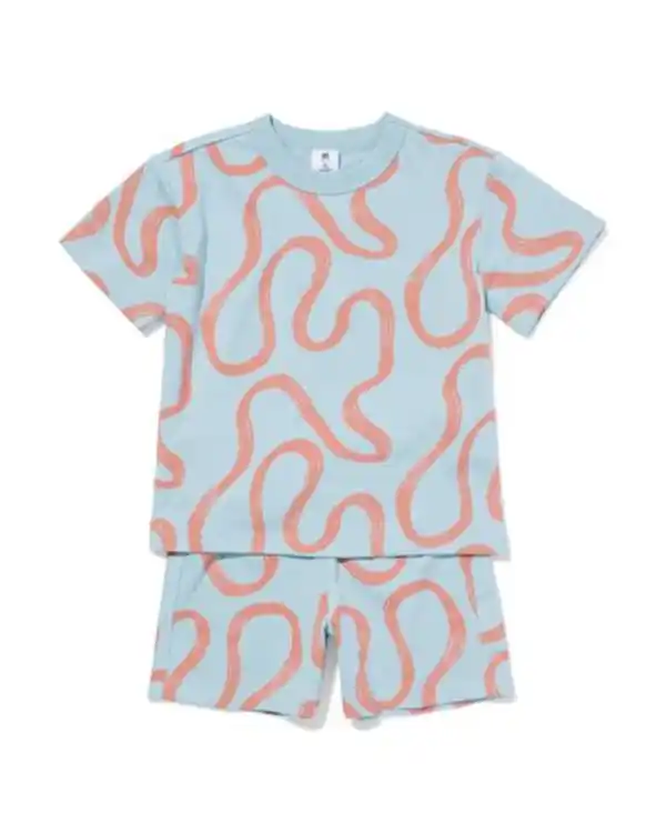 Bild 2 von Kinder-Bekleidungsset, abstrakt blau