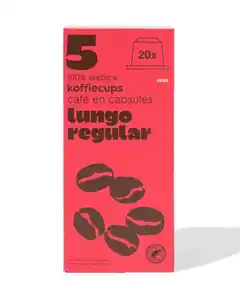 20er-Pack Kaffeekapseln, Lungo Regular