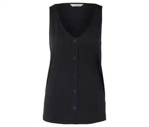 Top aus Modalmix, schwarz