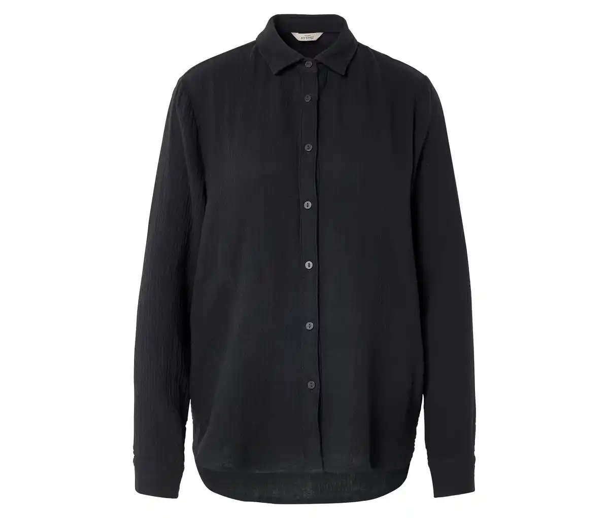 Bild 1 von Musselin-Bluse, schwarz