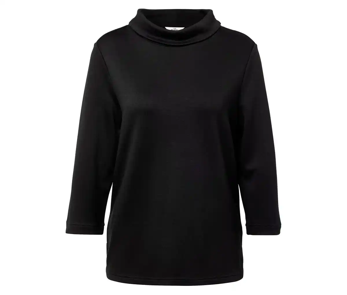 Bild 1 von Sweatshirt mit Stehkragen, schwarz