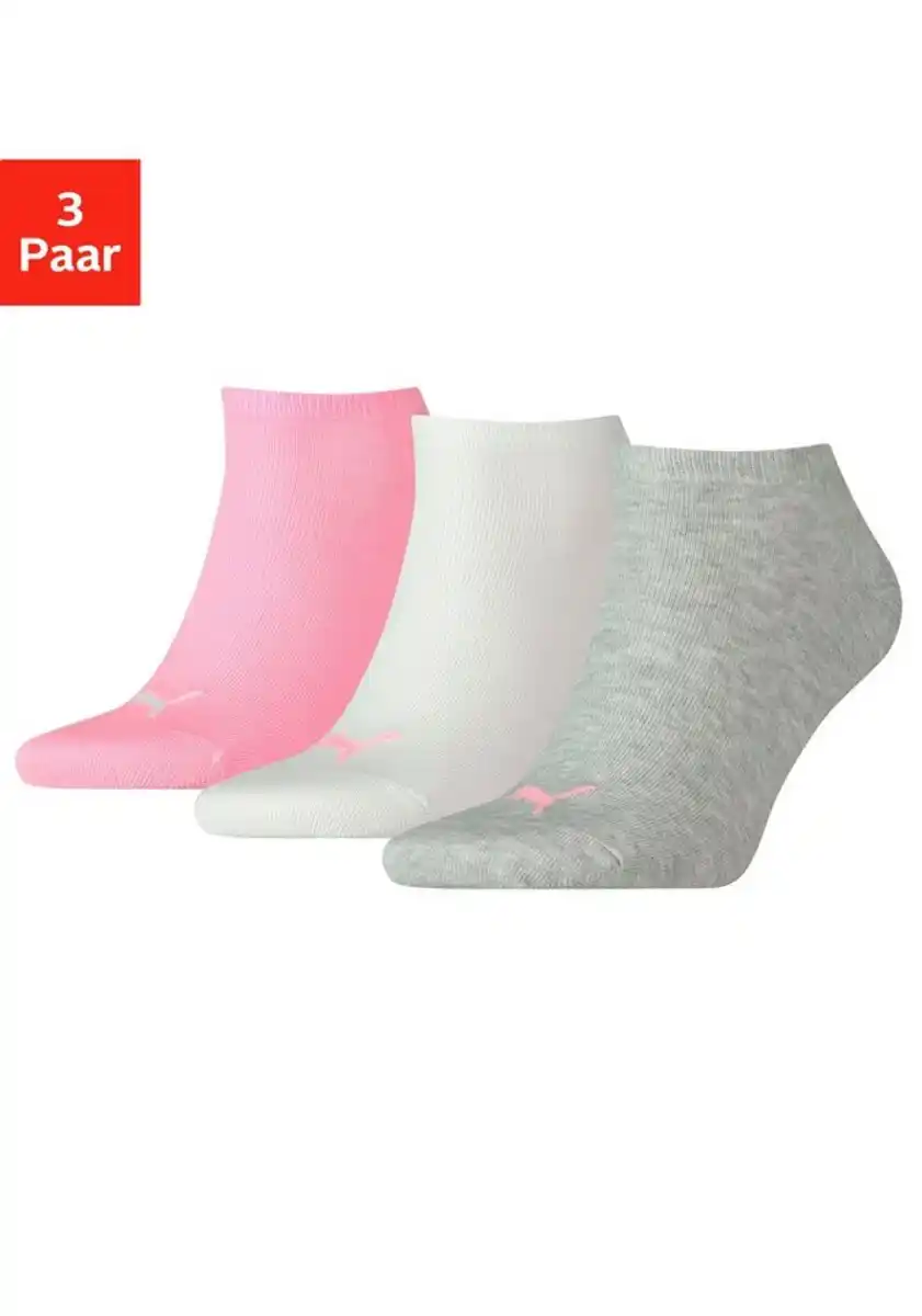 Bild 1 von PUMA Sneakersocken (3-Paar) mit eingestricktem Markenlogo