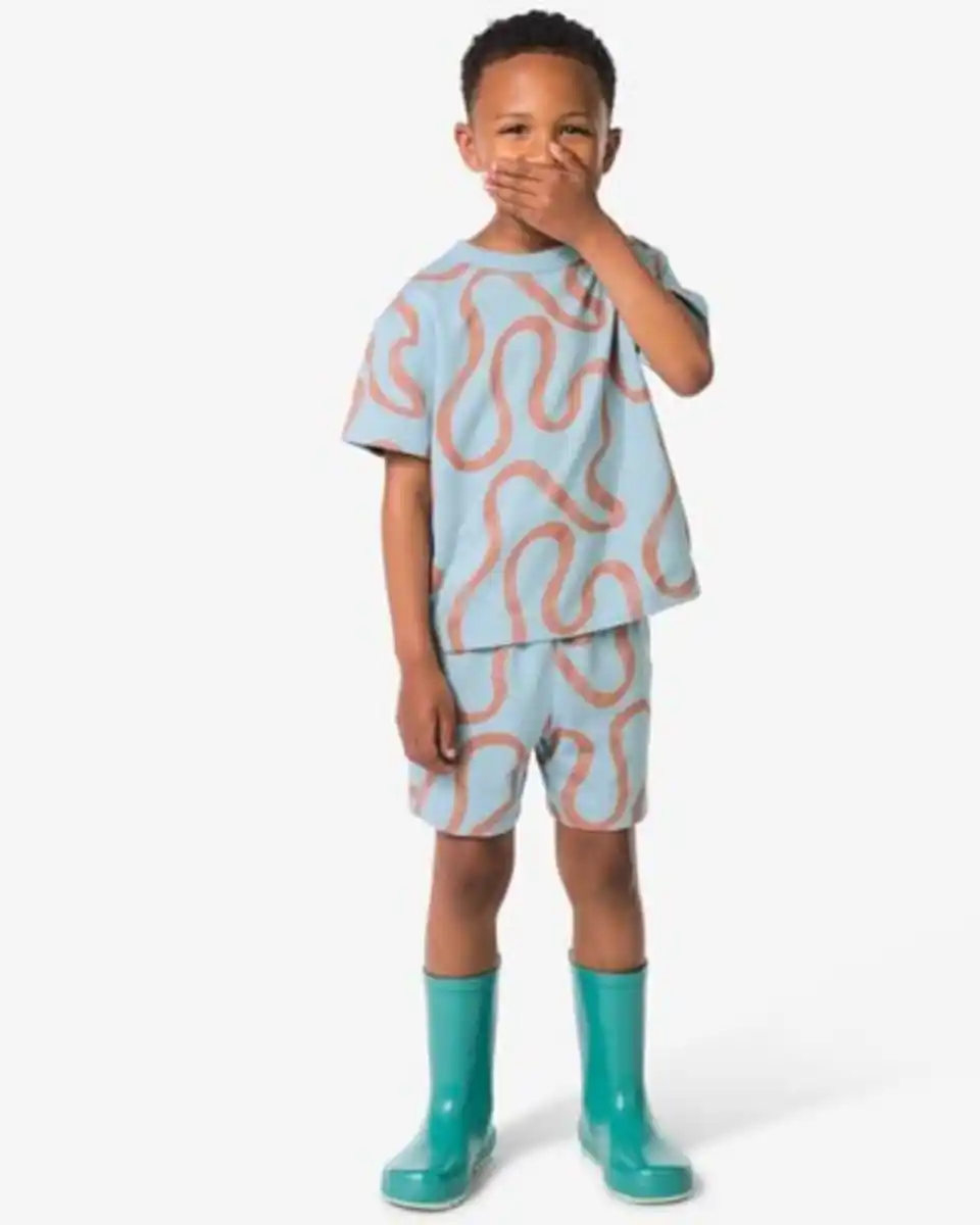 Bild 1 von Kinder-Bekleidungsset, abstrakt blau