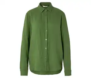Musselin-Bluse, grün