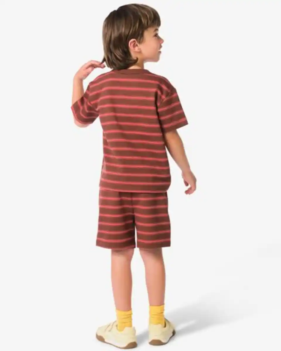 Bild 4 von Kinder-Bekleidungsset, gestreift braun