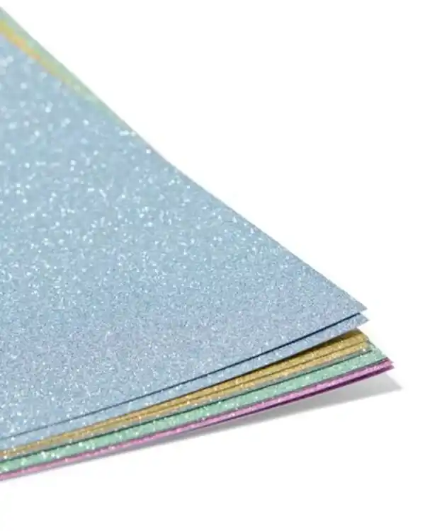 Bild 3 von Glitzer- und Metallicpapier, DIN A4 – 20 Stück