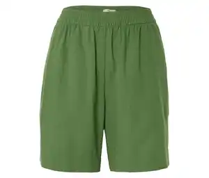 Leinenshorts, grün