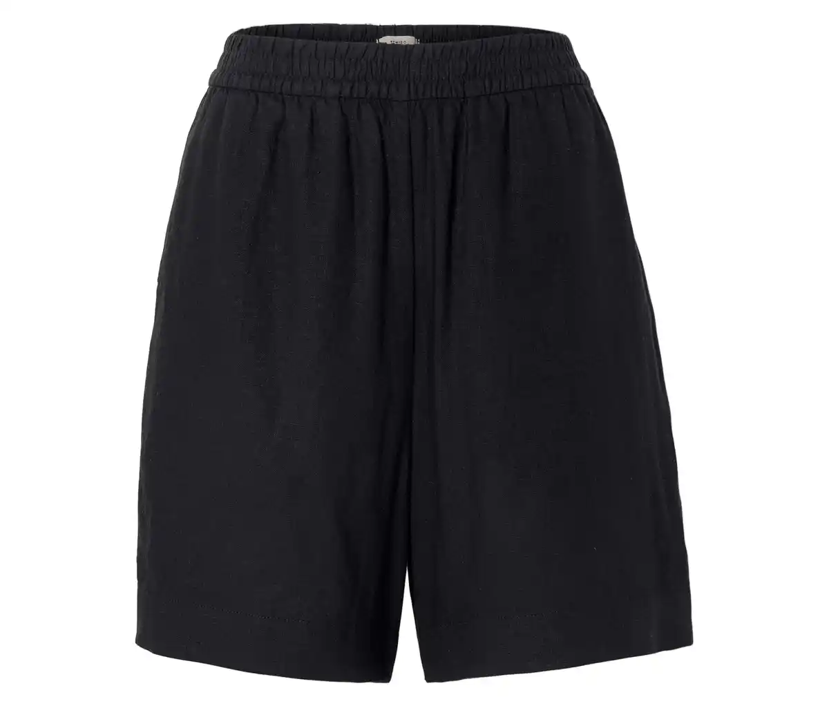 Bild 1 von Leinenshorts, schwarz