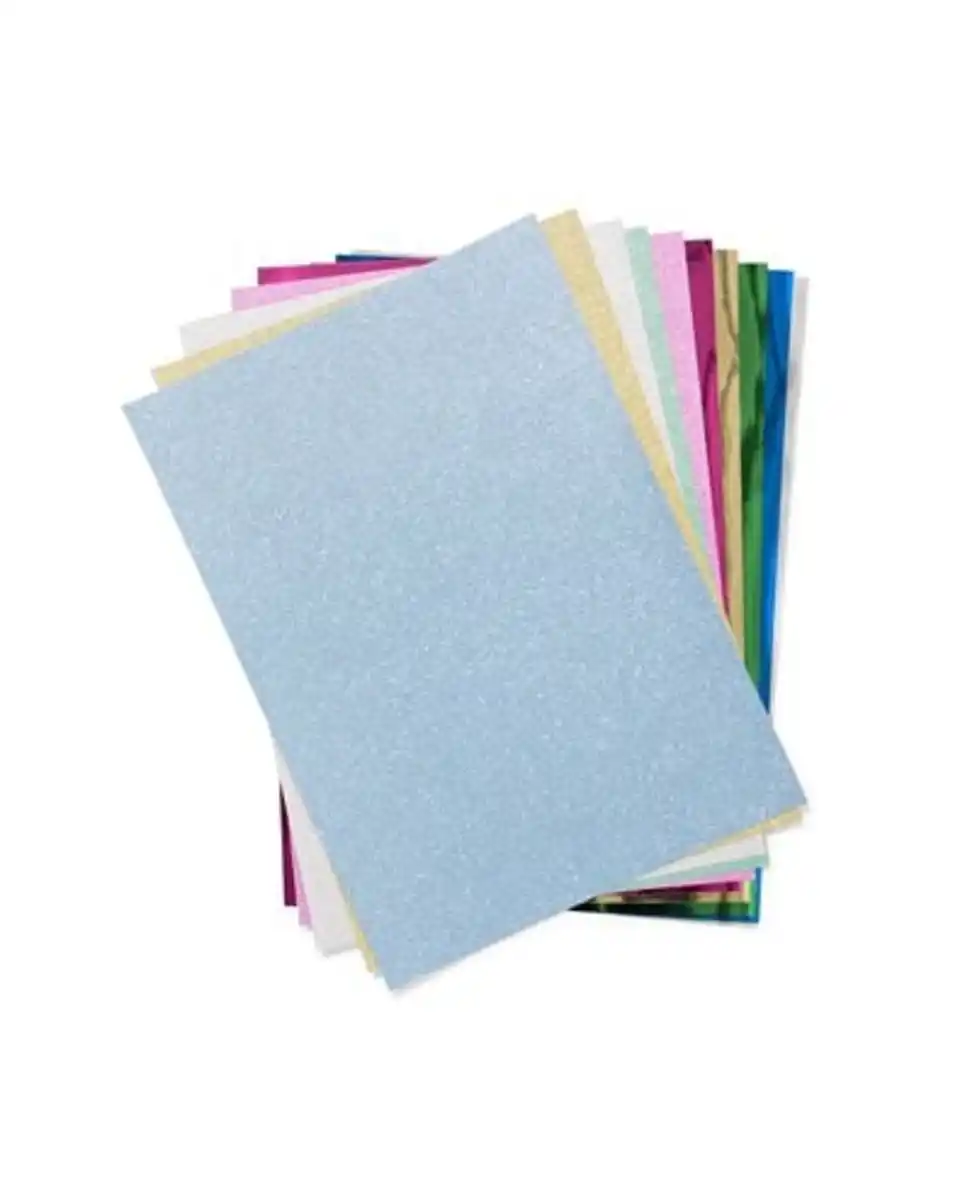 Bild 2 von Glitzer- und Metallicpapier, DIN A4 – 20 Stück