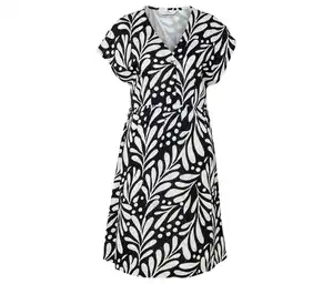 Bedrucktes Jerseykleid