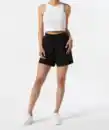 Bild 1 von Shorts mit Leinenanteil, schwarz
