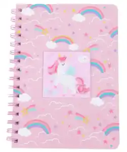 Notizbuch mit Puzzlespiel, rosa