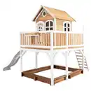 Bild 1 von Spielturm, Braun, Weiß, Holz, Hemlocktanne, 377x291x255 cm, EN 71, CE, FSC 100%, Outdoor Spielzeug, Spieltürme