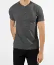 Bild 1 von Meliertes T-Shirt, schwarz