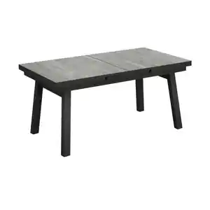 bellavista® Gartentisch 'Sydney' ausziehbar Aluminium/Keramik 90 x 77 x 160/210 cm