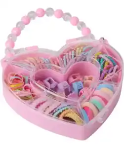 Hübsches Haarschmuck-Set, rosa