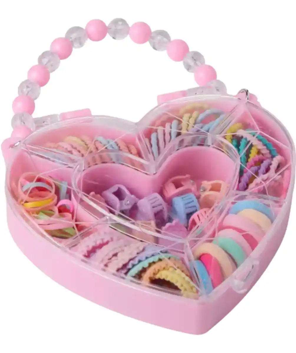 Bild 1 von Hübsches Haarschmuck-Set, rosa