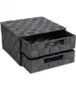 Bild 1 von Graue Flechtkommode, grau