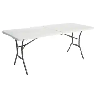 Lifetime Gartentisch klappbar Stahl/Kunststoff 76 x 74 x 183 cm