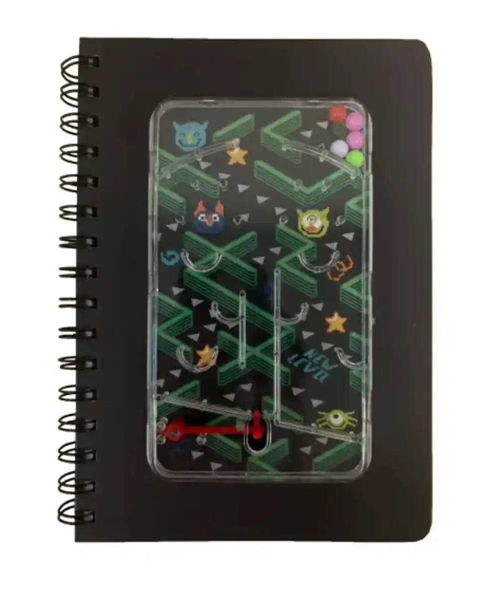 Bild 1 von Notizbuch mit Kugellabyrinth, schwarz