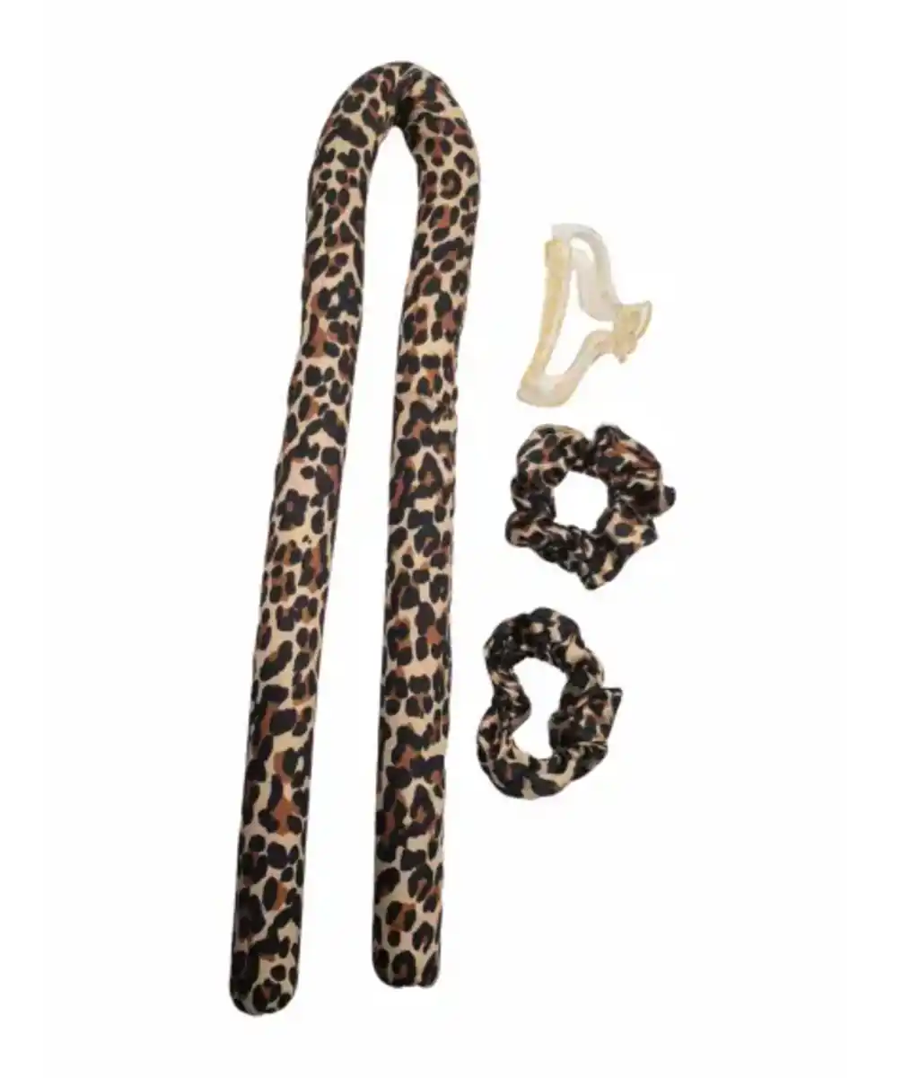 Bild 1 von Lockenband ohne Hitze, Leopardendruck