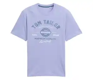 Tom Tailor T-Shirt mit Logo, hellblau