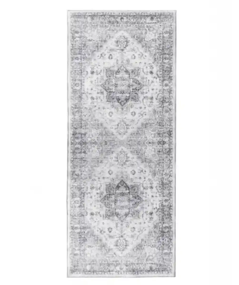 Bild 1 von Teppichläufer Orient-Design, grau bedruckt