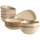 Bild 1 von Mäser Snackschalenset Cordelia, Sand, Keramik, 12-teilig, organisch, lebensmittelecht, Essen & Trinken, Geschirr, Schalen & Schüsseln, Snackschalen