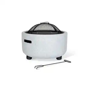Feuerstelle 'Santanyi' grau Ø 46 x 25 cm