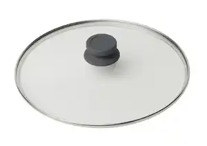 Deckel Basic Ø ca. 30cm, Grau, Klar, Silberfarben