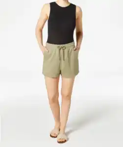 Kurze Sweatshorts, Khaki