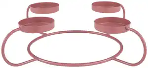 Kerzenhalter Katha in Rot, Beere