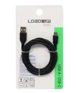 Daten- und Ladekabel USB-C, schwarz
